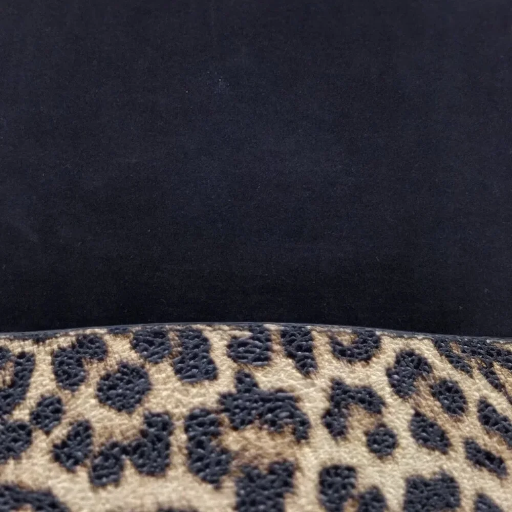 Leopard Print Flap Bag with Gold Dangle Accents – Unbranded - Picture 10 of 10